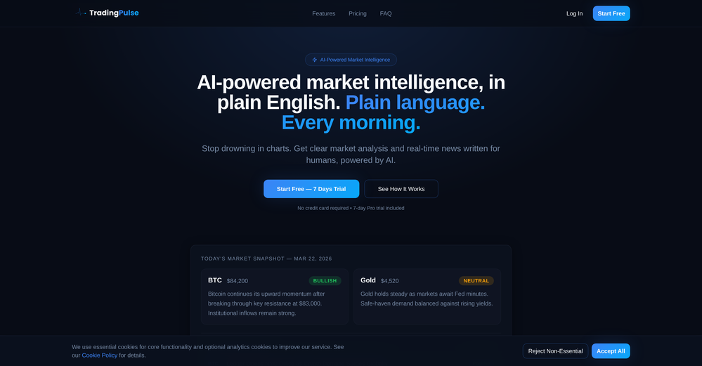 TradingPulse website