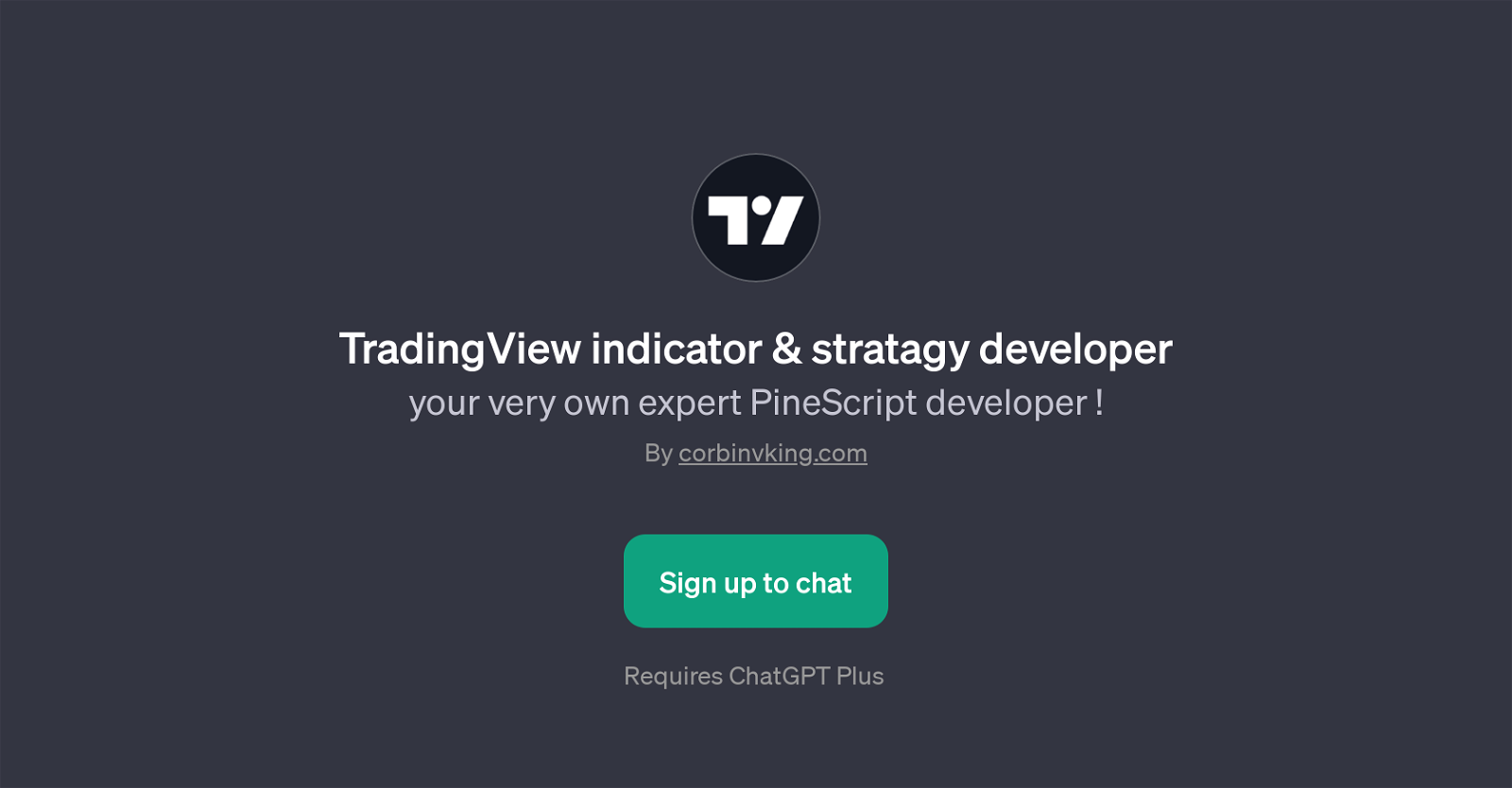 TradingView Indicator & Strategy Developer website