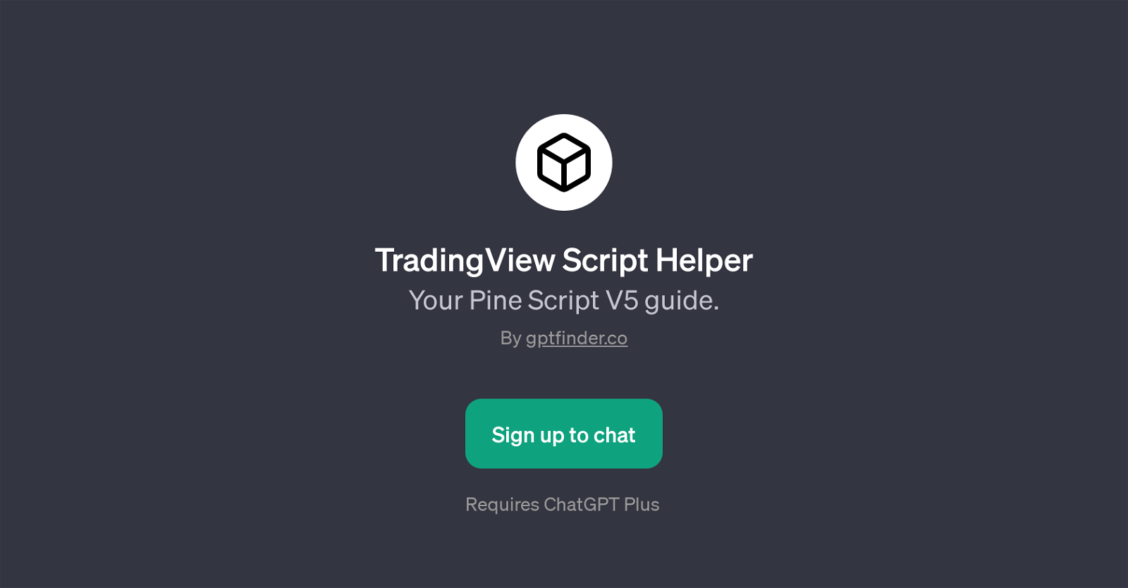 TradingView Script Helper website