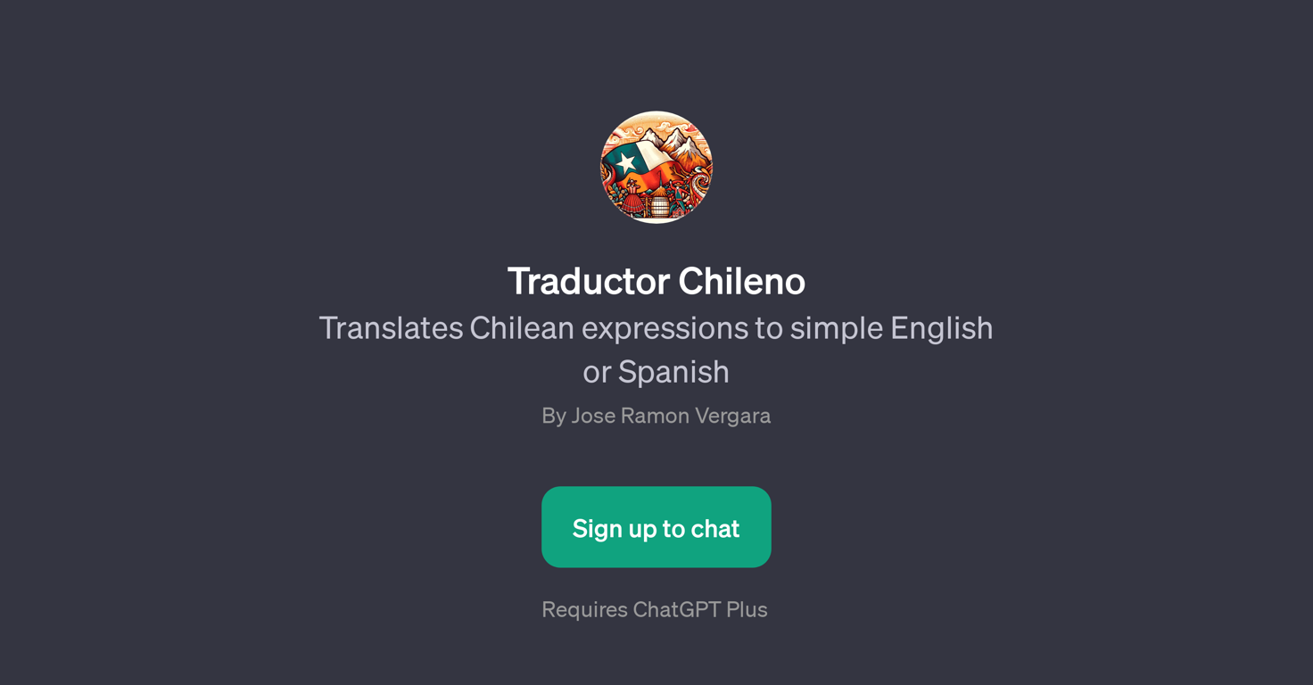 Traductor Chileno website