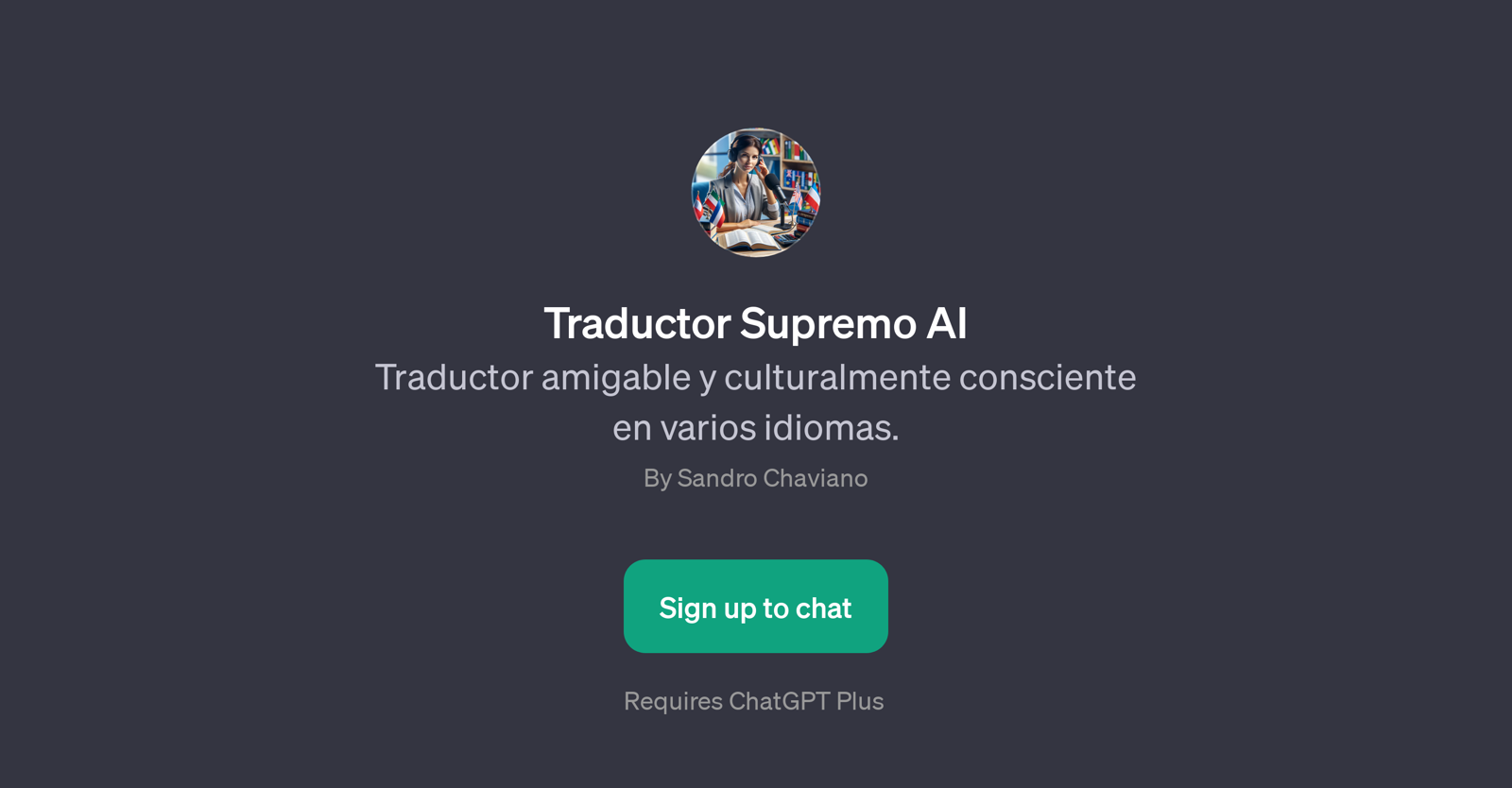 Traductor Supremo AI website