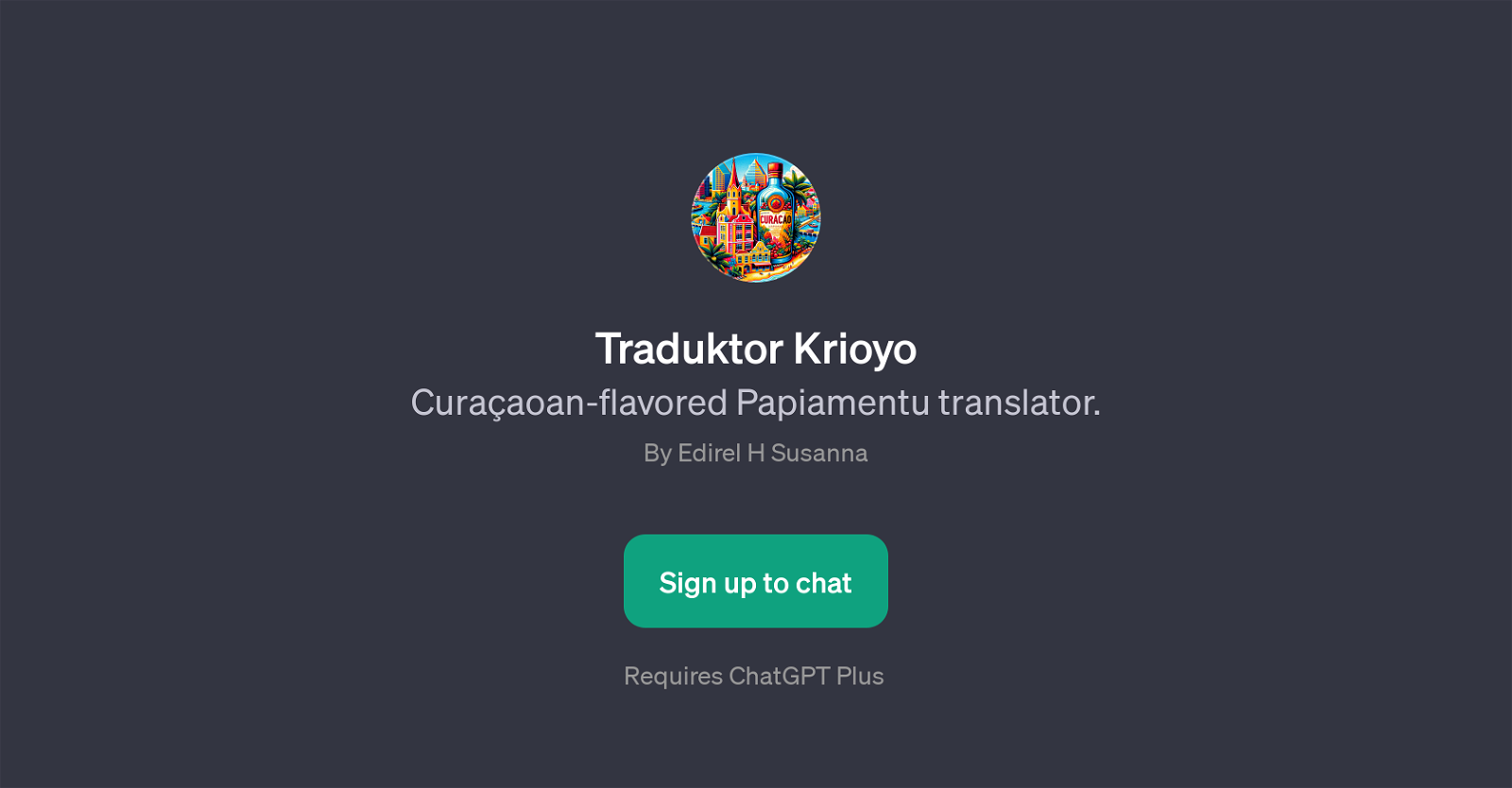 Traduktor Krioyo website