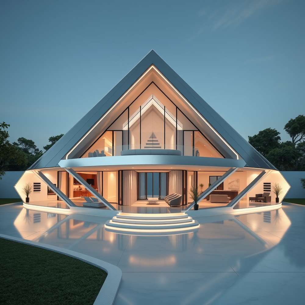 Professional house diamond shape website