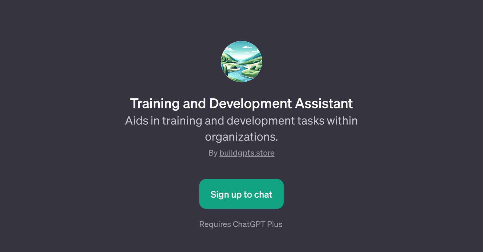 Training and Development Assistant website