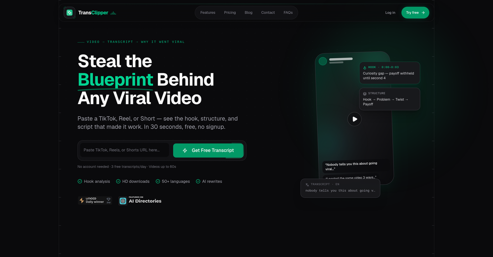 TransClipper website