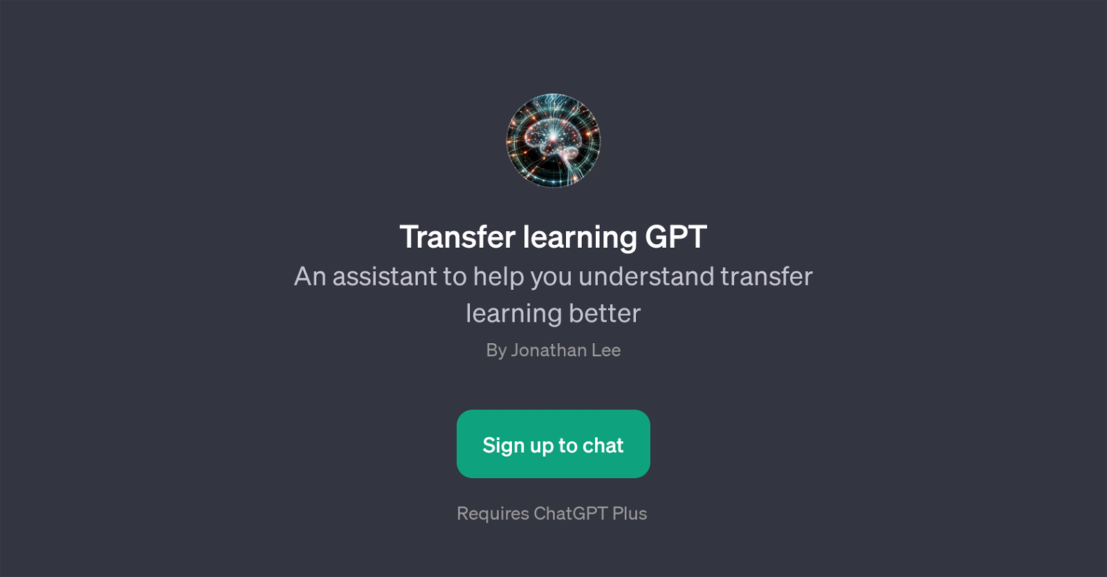 Transfer Learning GPT website