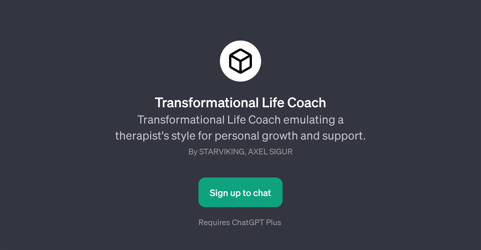 Transformational Life Coach website