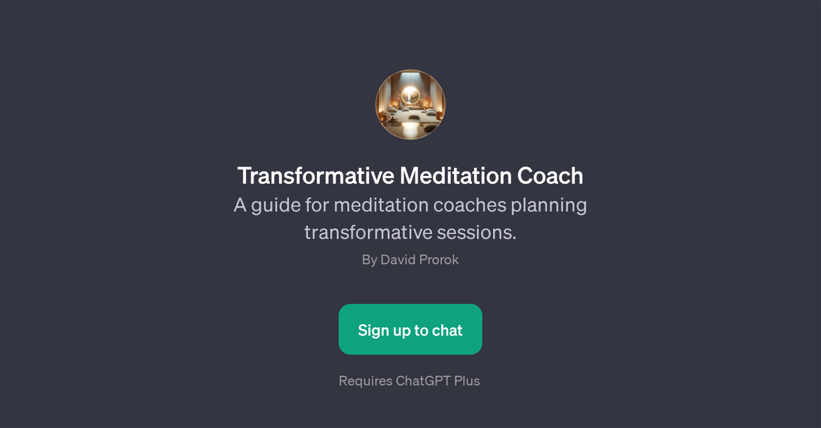 Transformative Meditation Coach website