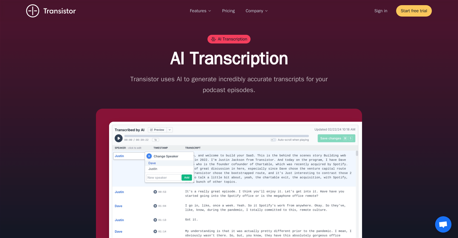 Transistor website