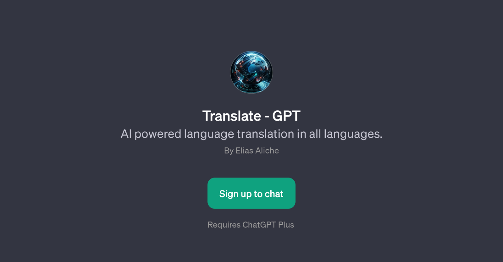 Translate - GPT website
