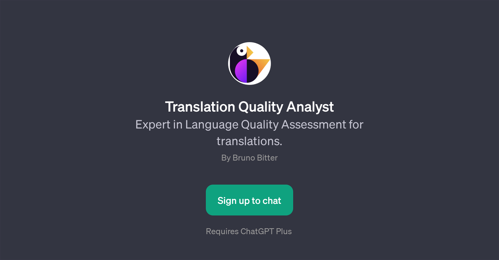 Translation Quality Analyst GPT website