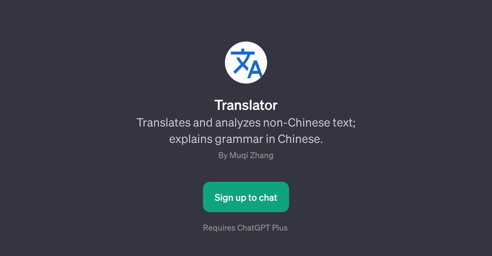 Translator website