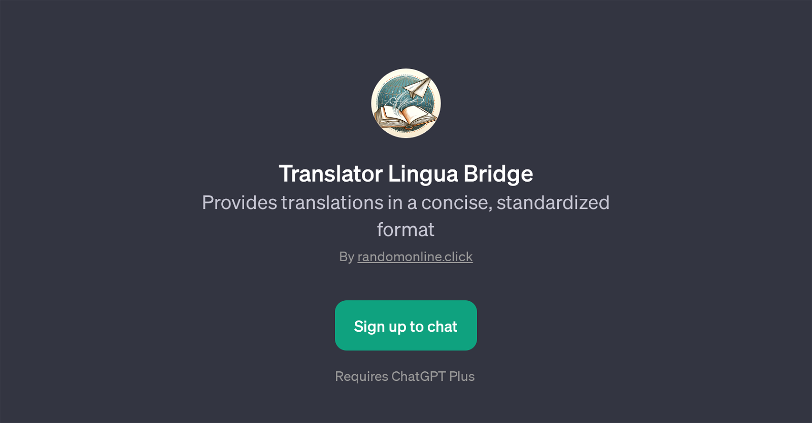 Translator Lingua Bridge website