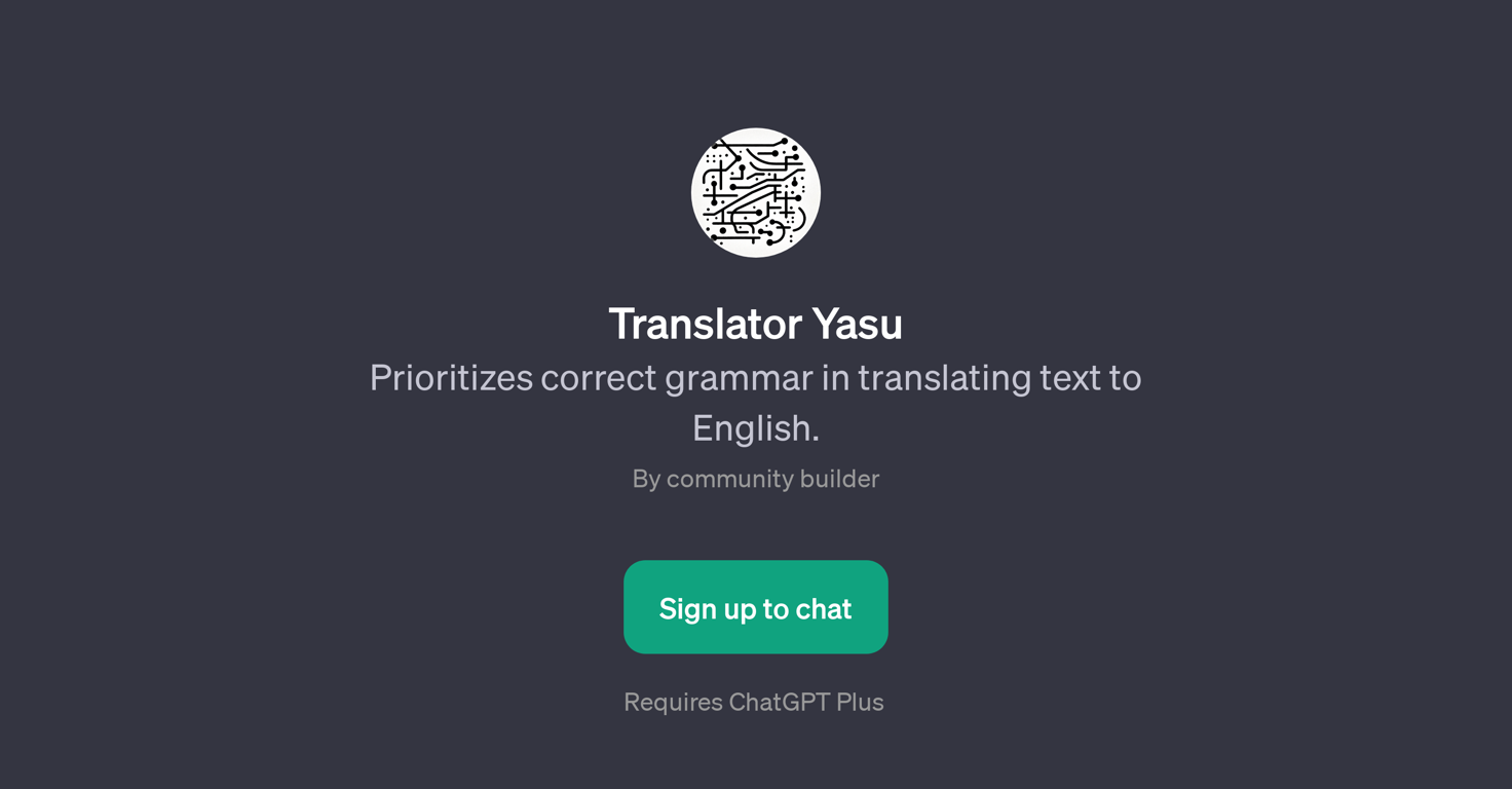 Translator Yasu website