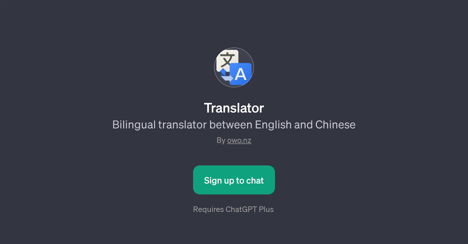 Translator website