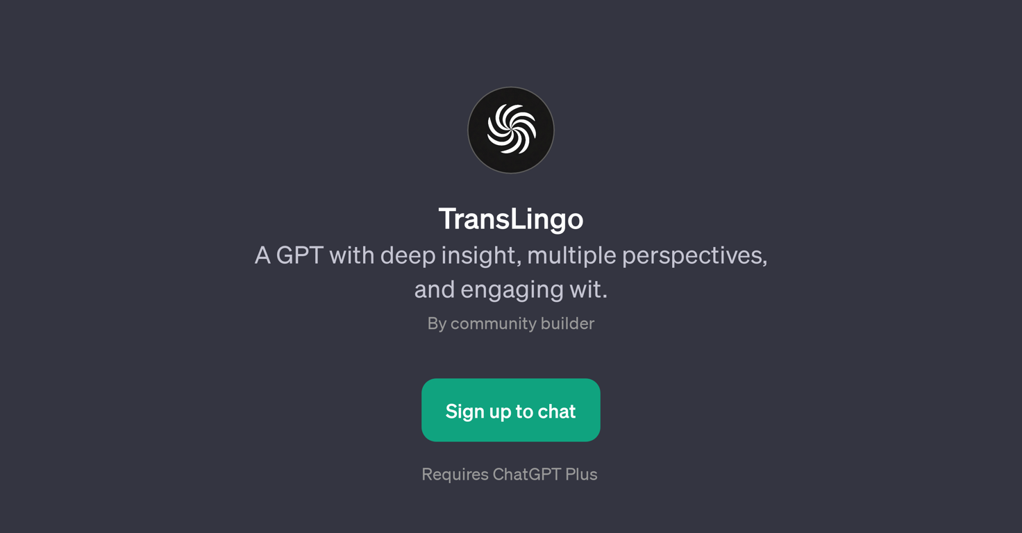 TransLingo website