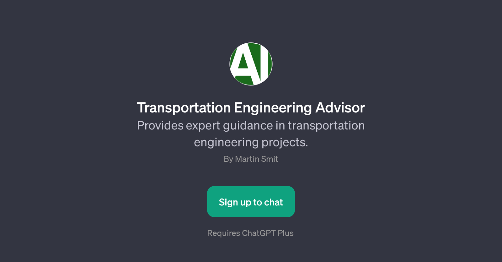 Transportation Engineering Advisor website