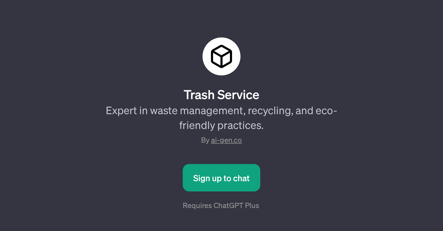 Trash Service website