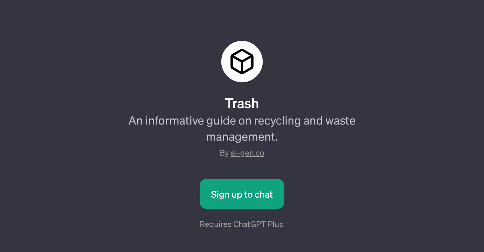 Trash website