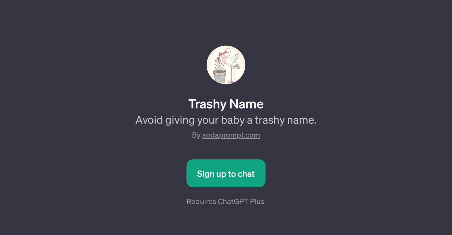 Trashy Name website