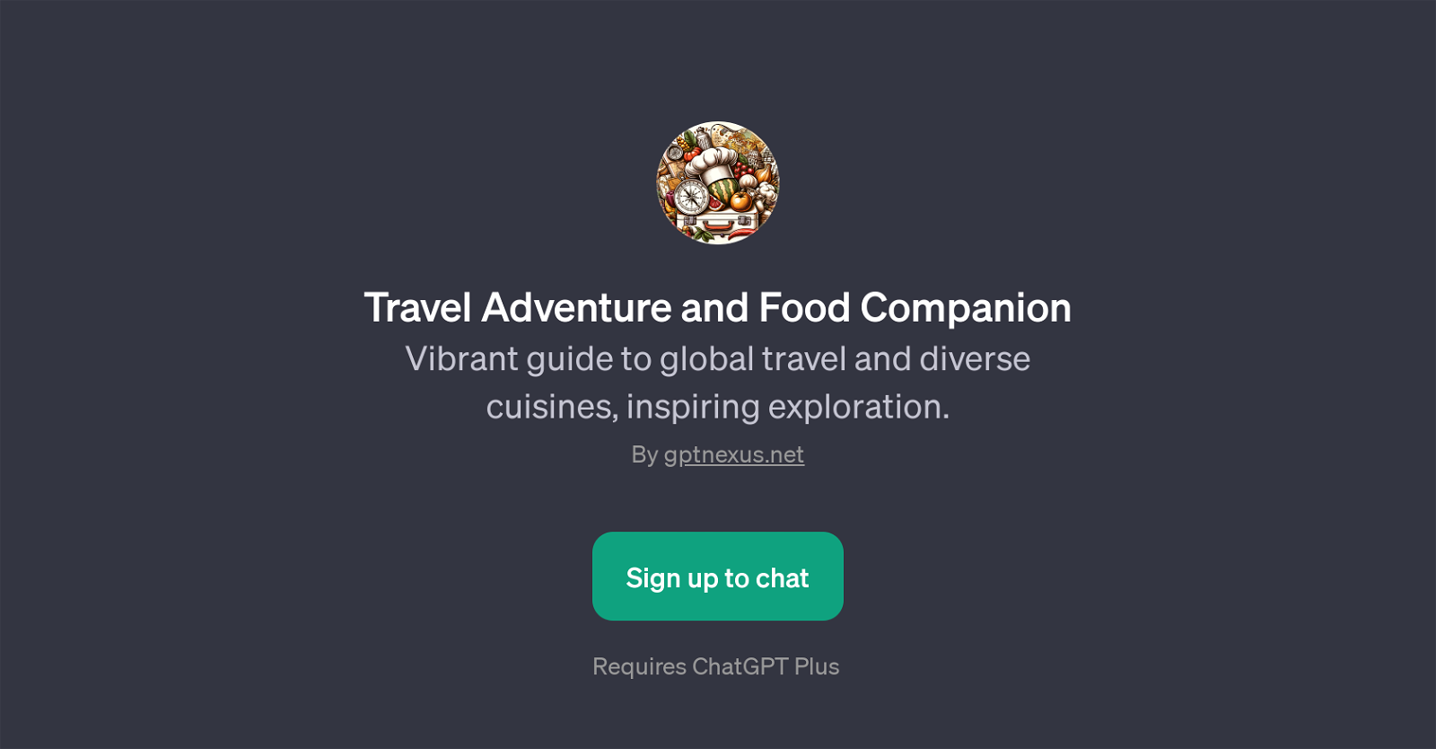 Travel Adventure and Food Companion website