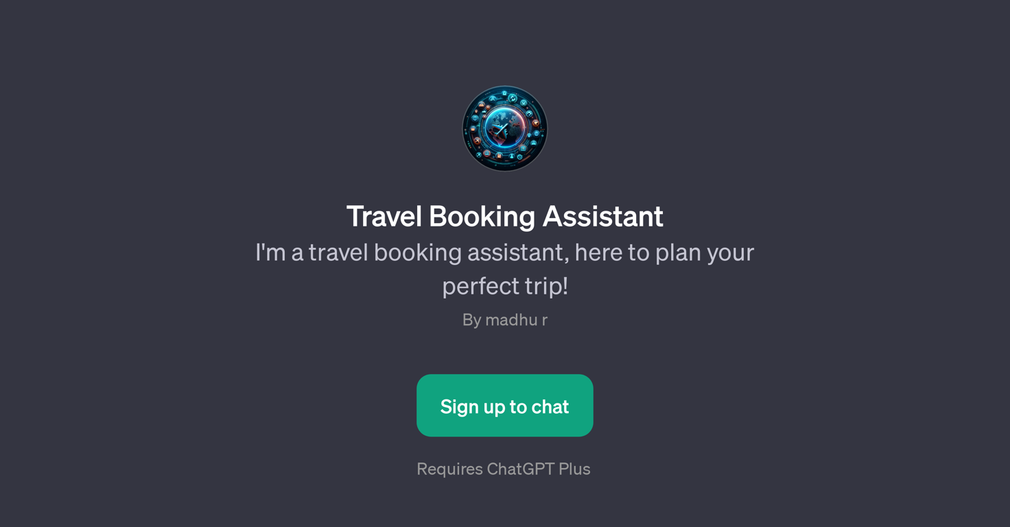 Travel Booking Assistant website