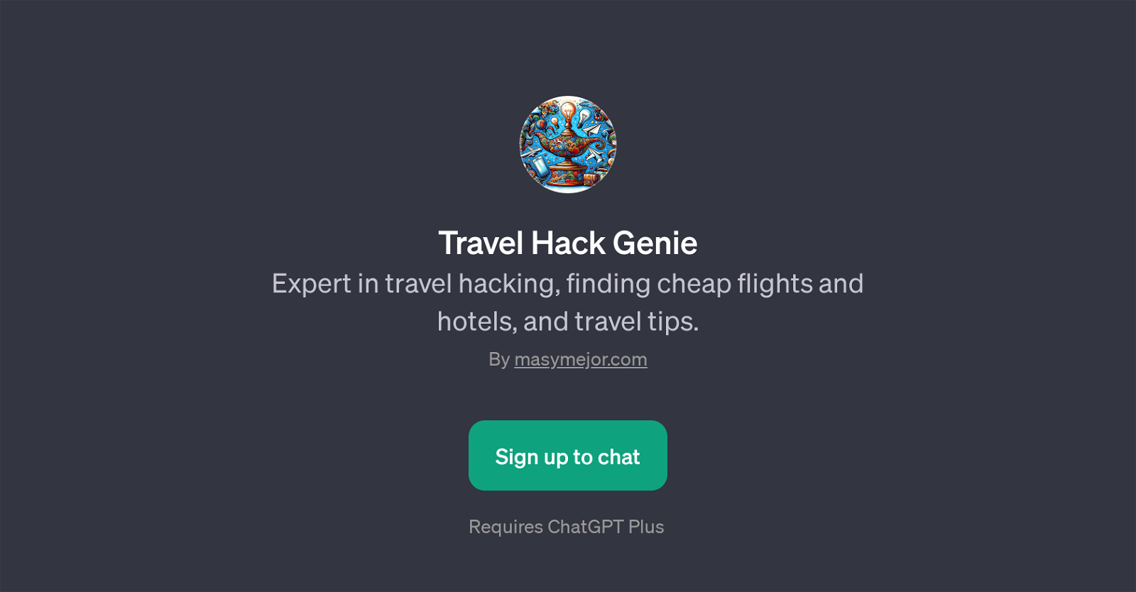 Travel Hack Genie website