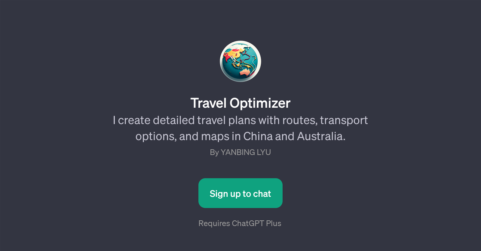 Travel Optimizer website