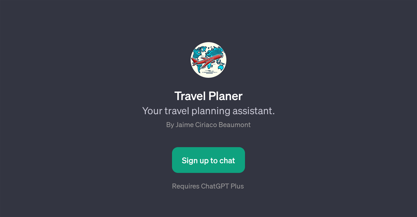 Travel Planer website
