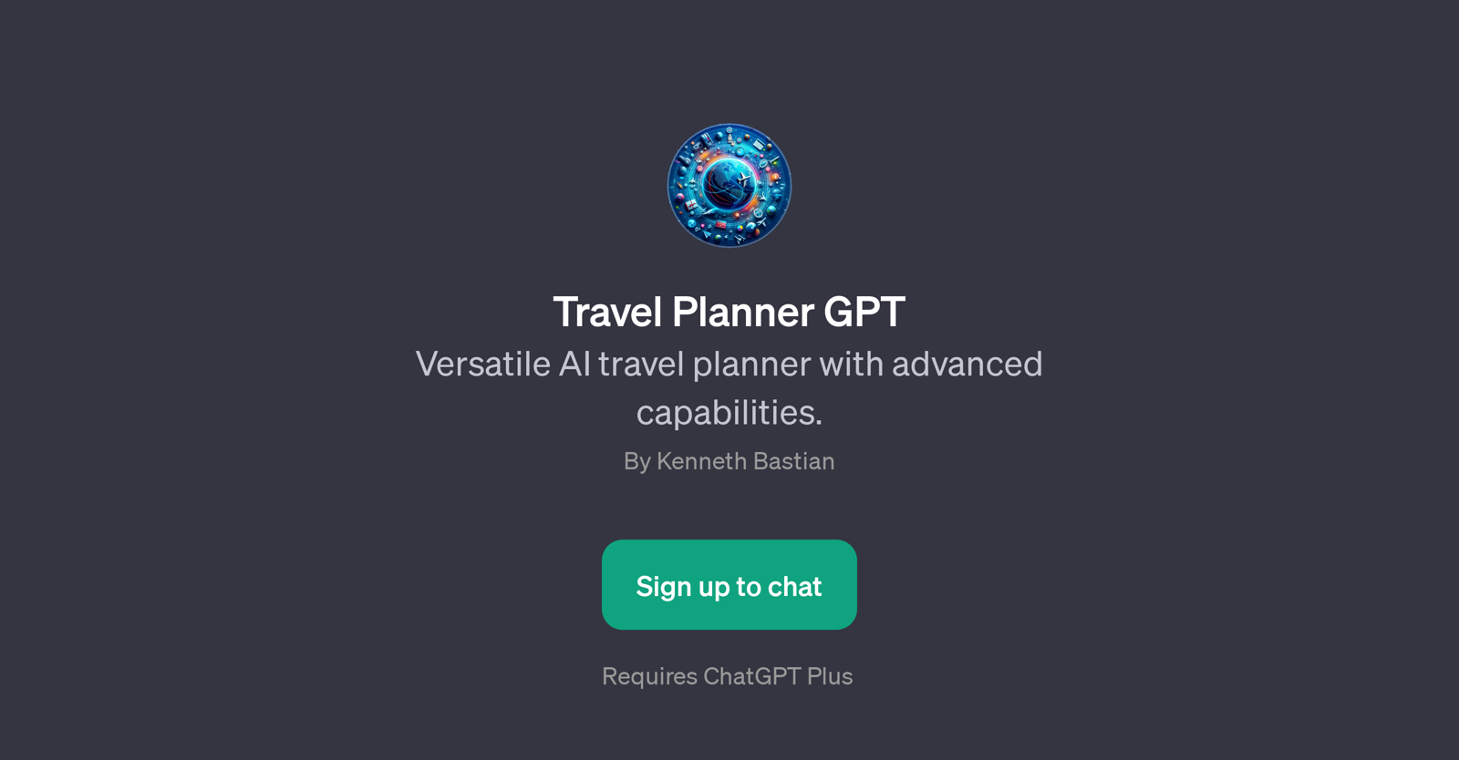 Travel Planner GPT website