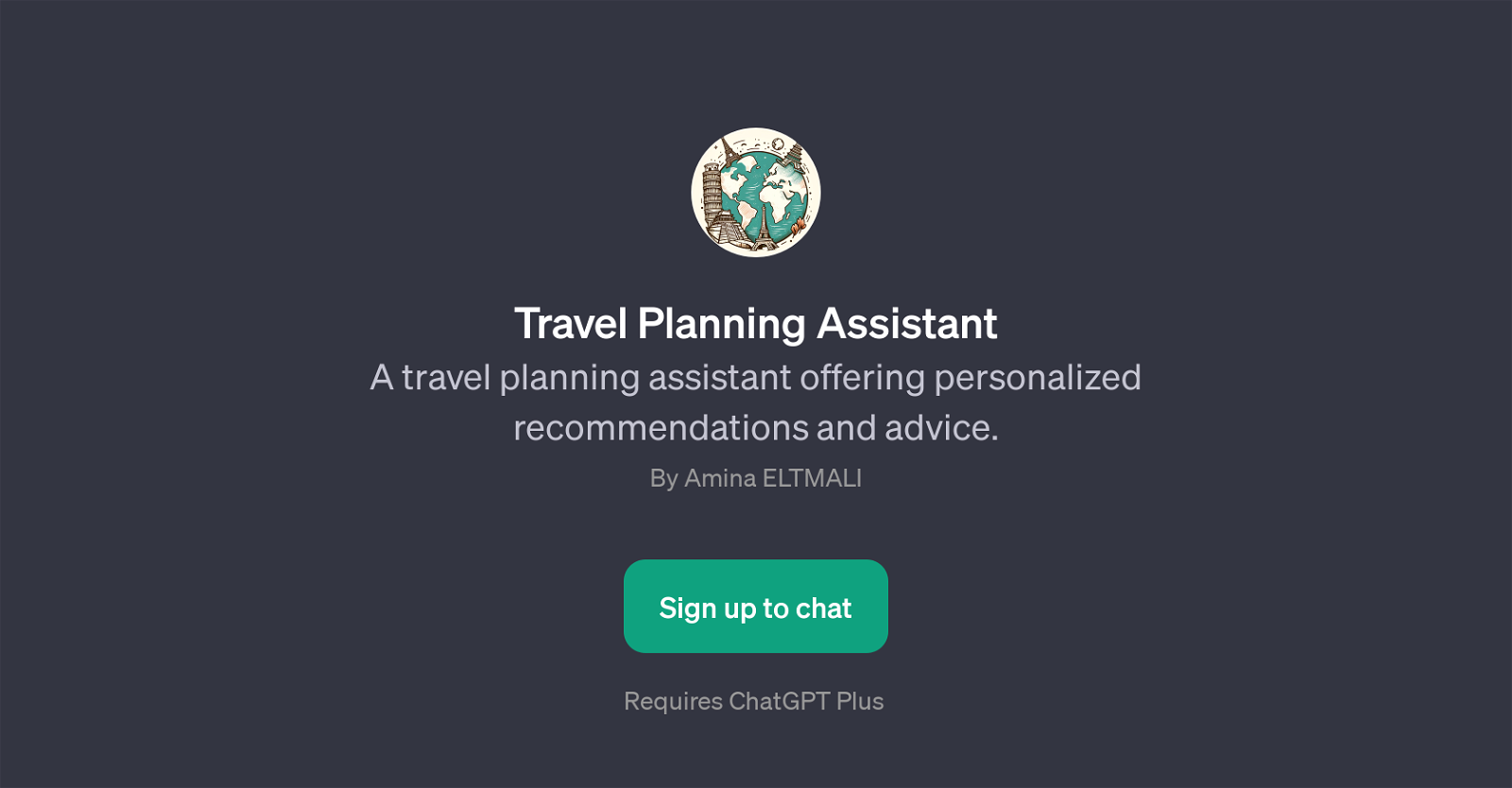 Travel Planning Assistant website