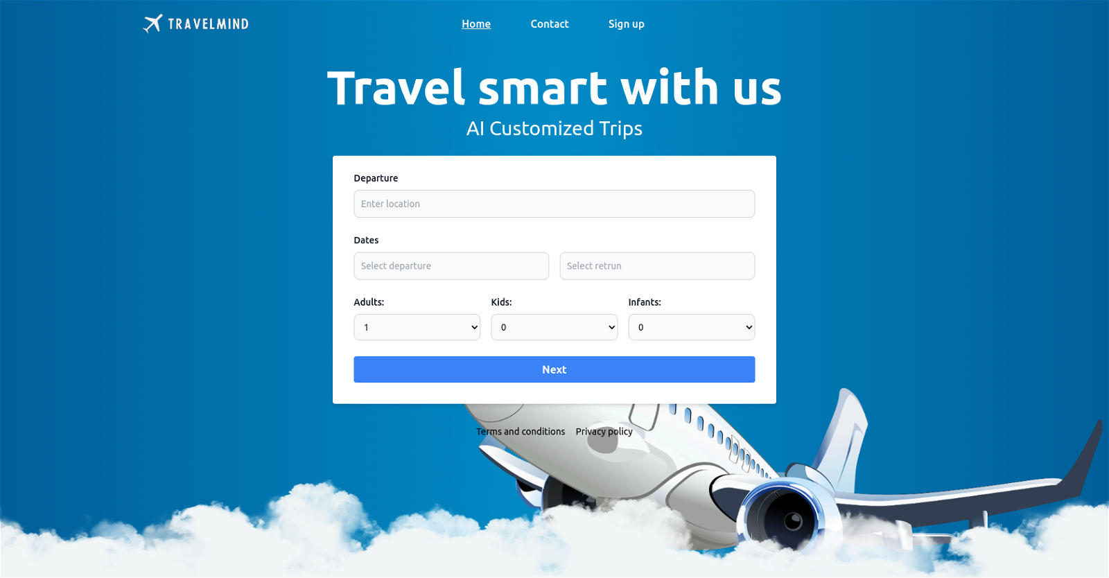 TravelMind website