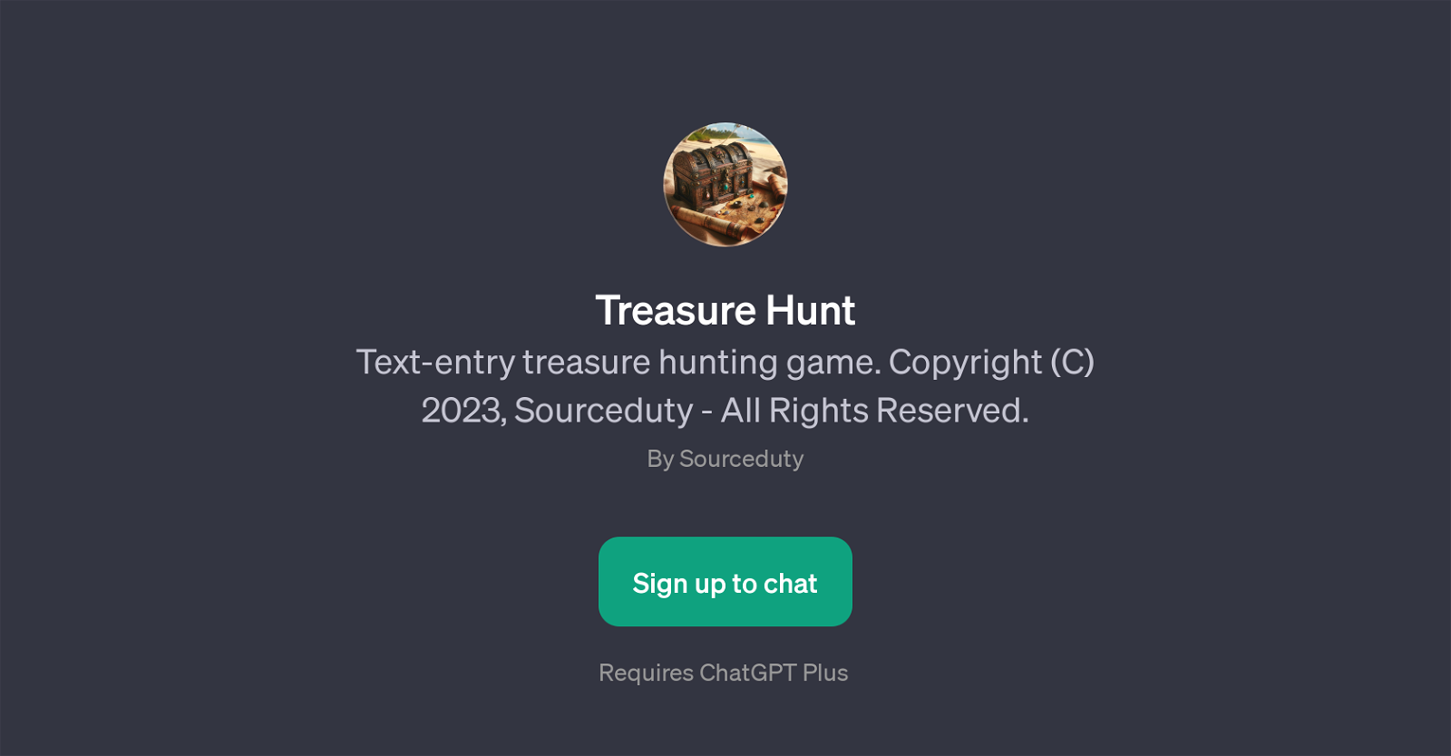 Treasure Hunt website
