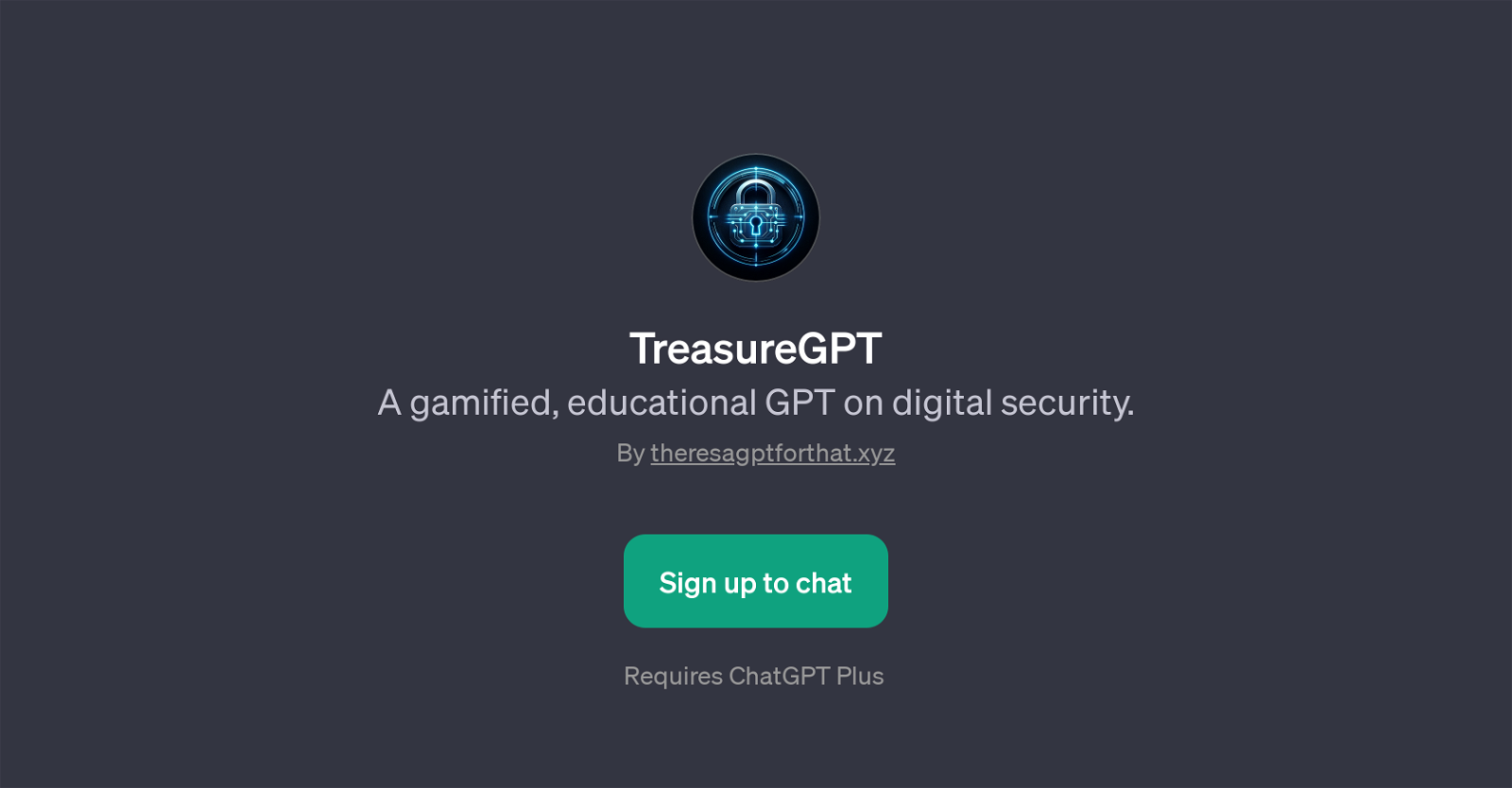 TreasureGPT website