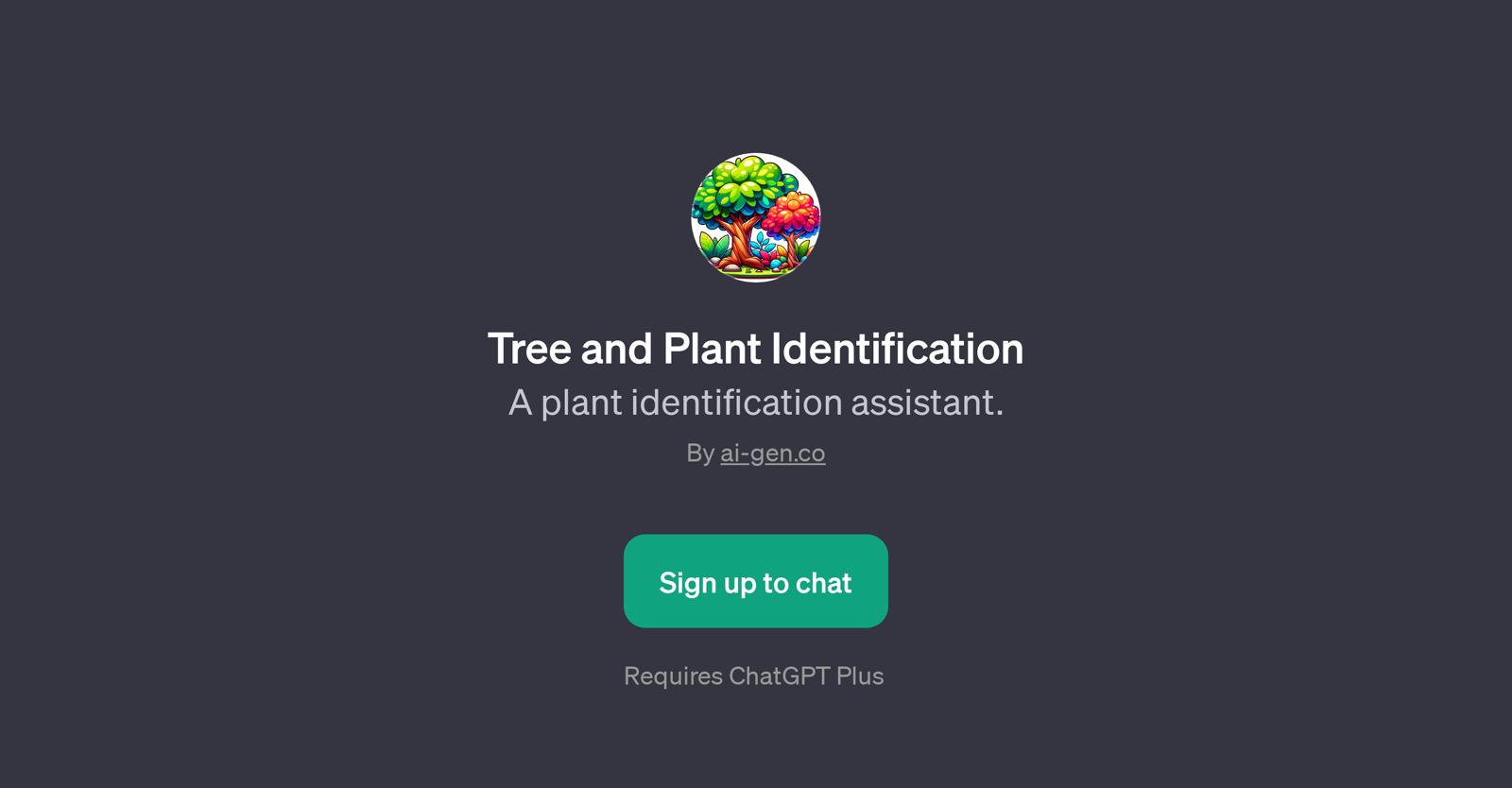 Tree and Plant Identification website