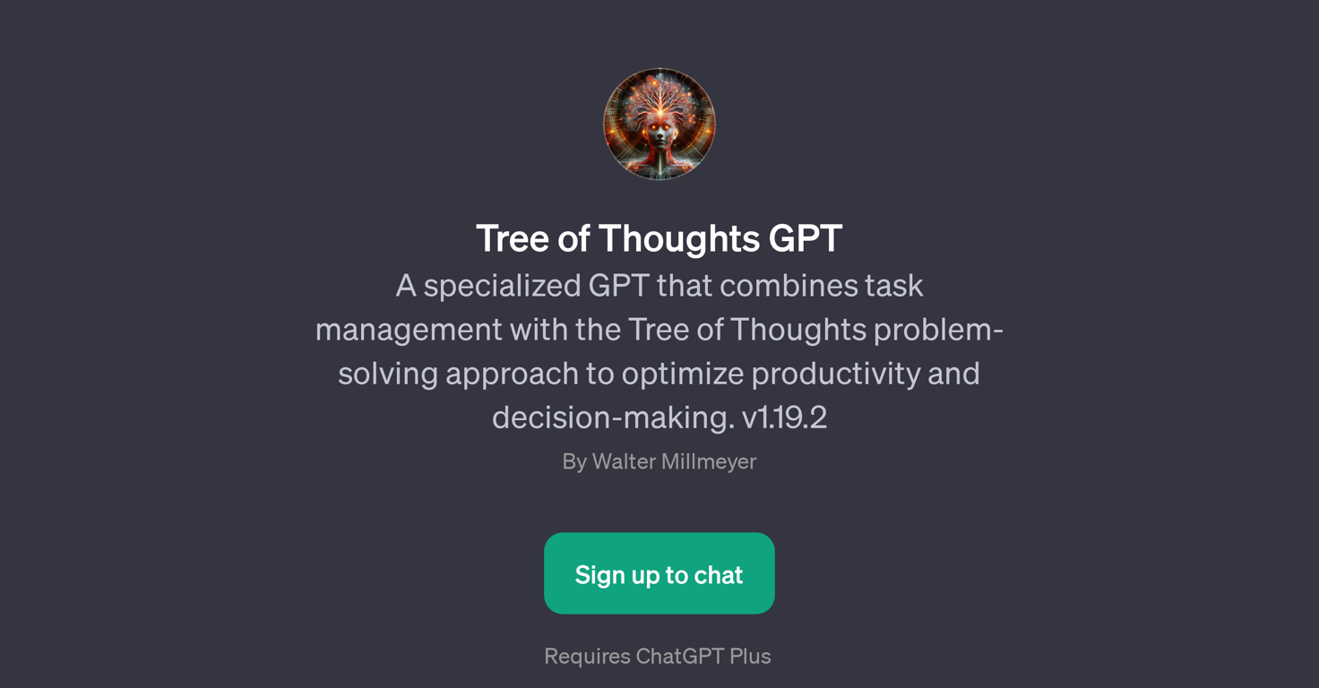 Tree of Thoughts GPT website