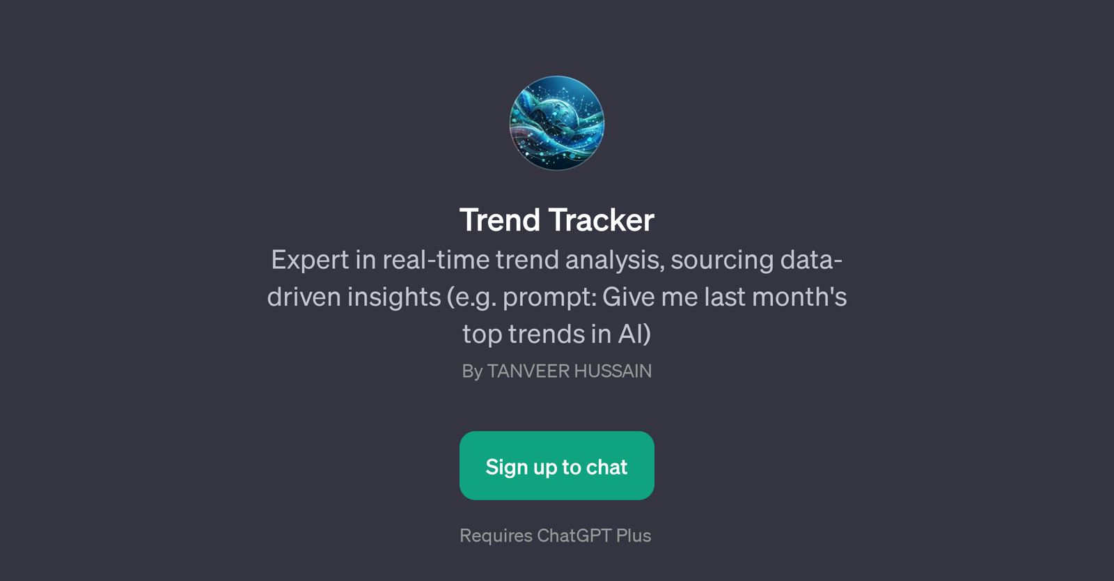 Trend Tracker website