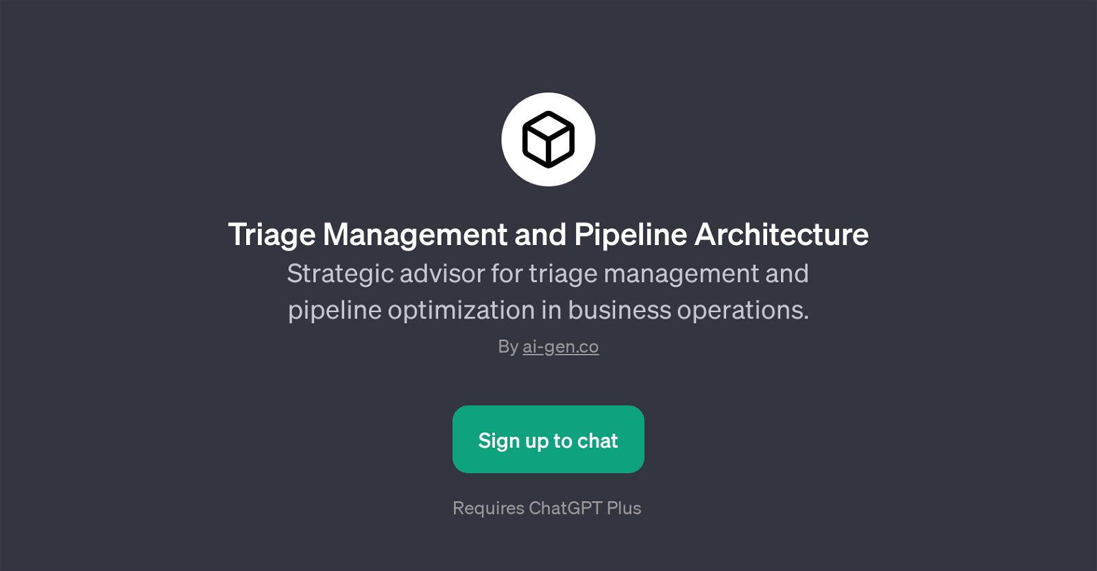 Triage Management and Pipeline Architecture website