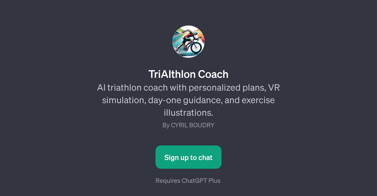 TriAIthlon Coach website