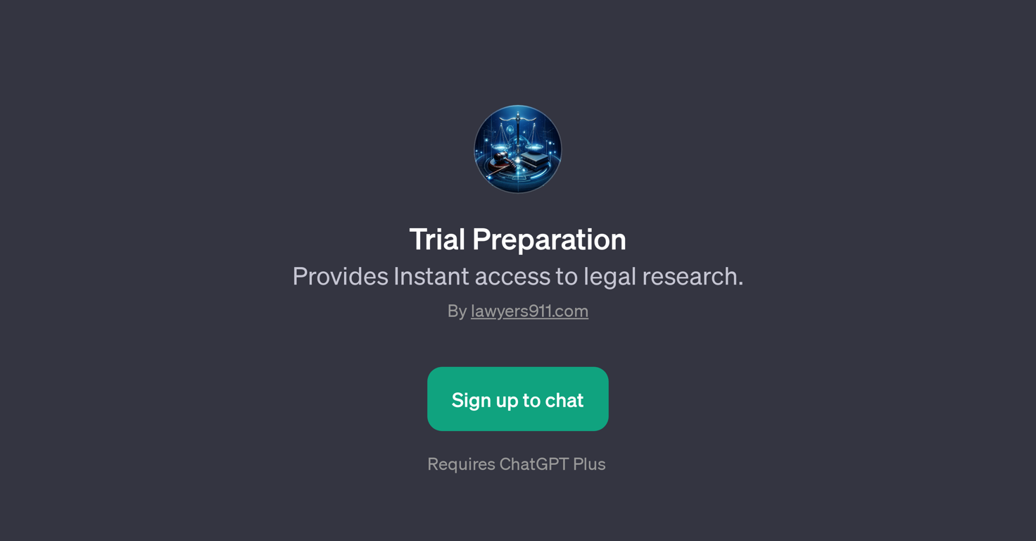 Trial Preparation website