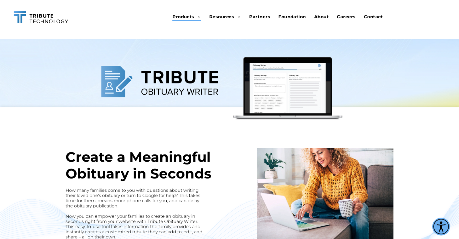 Tributetech website