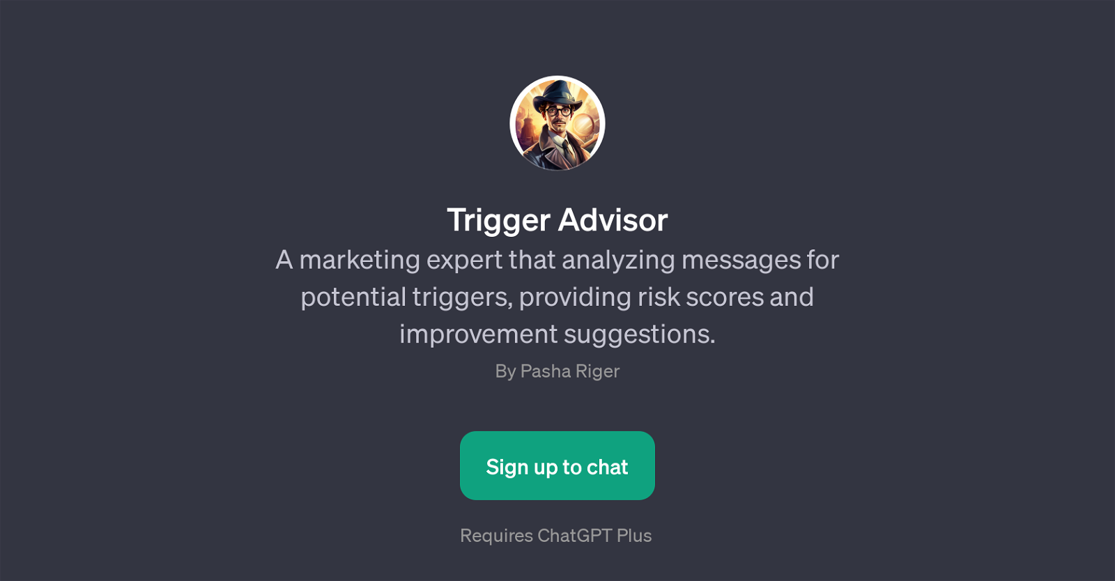 Trigger Advisor website