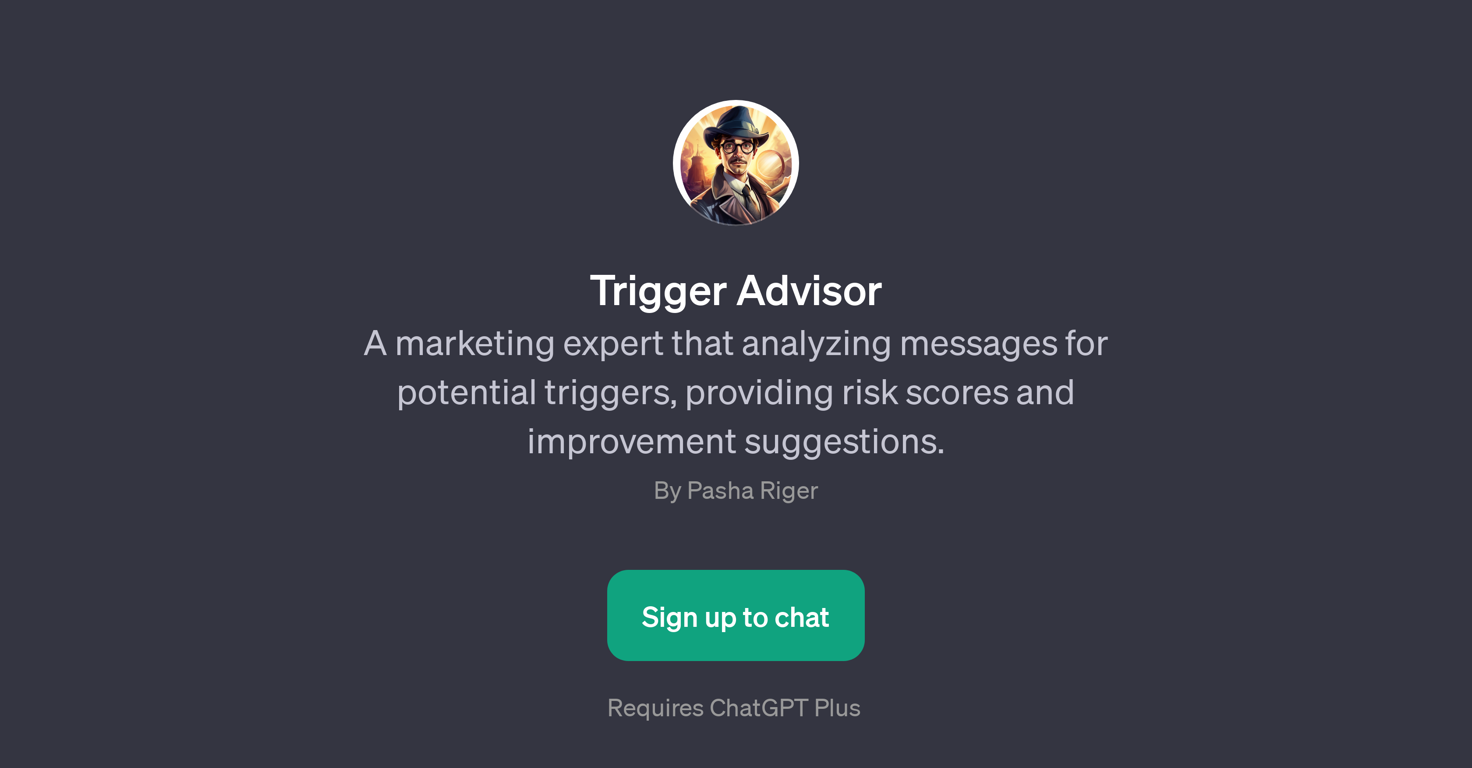Trigger Advisor website