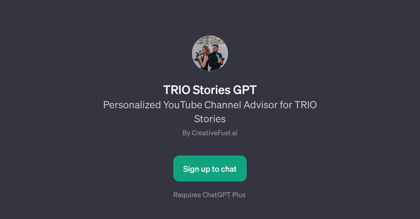 TRIO Stories GPT website