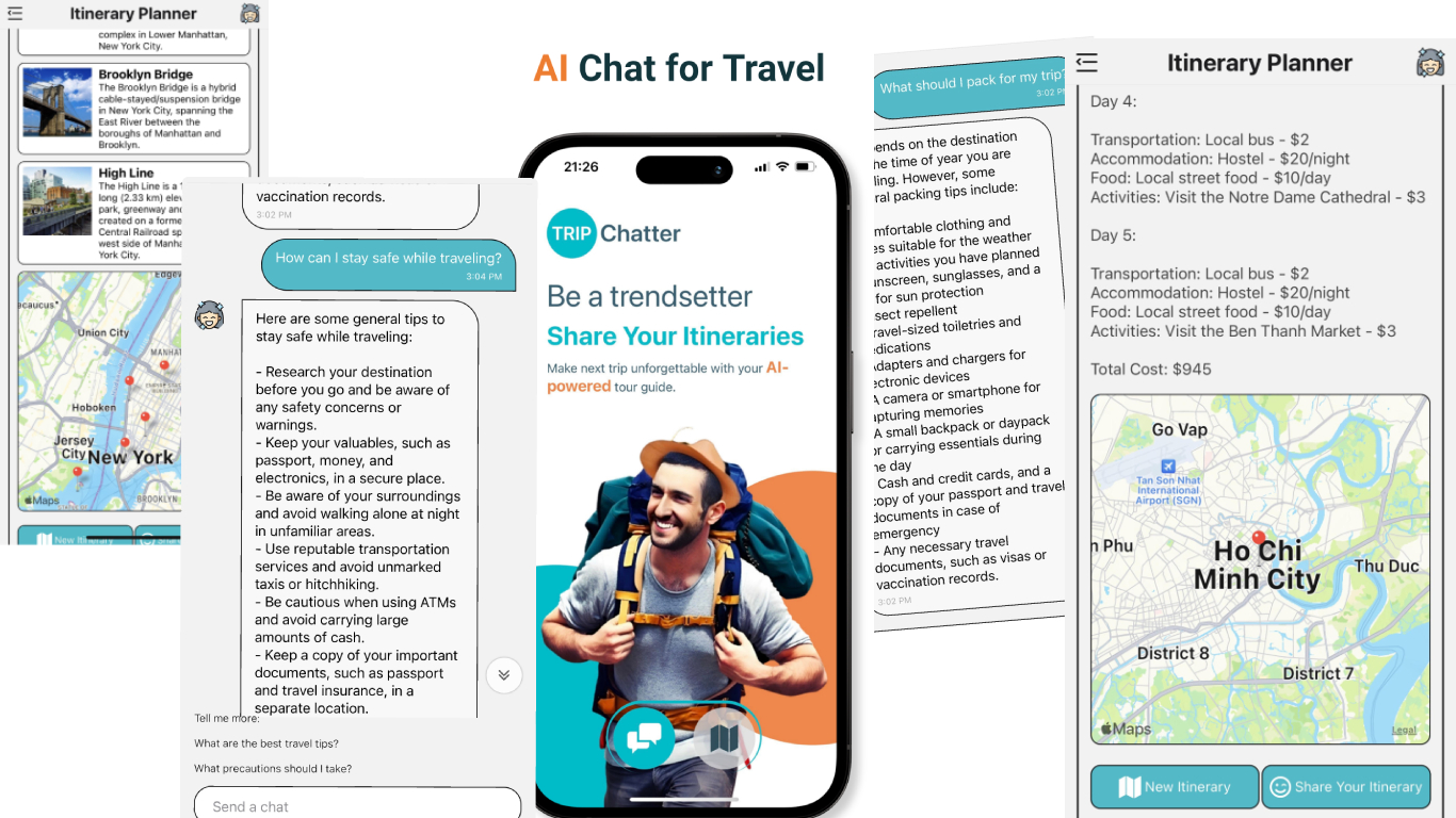 TRIPChatter AI Chat Travel Assistant