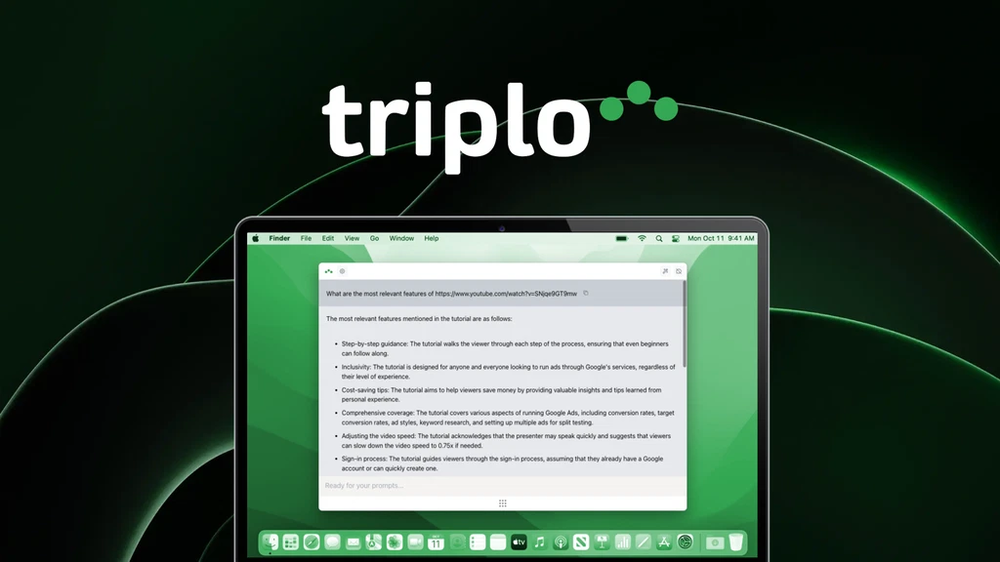 Triplo AI website