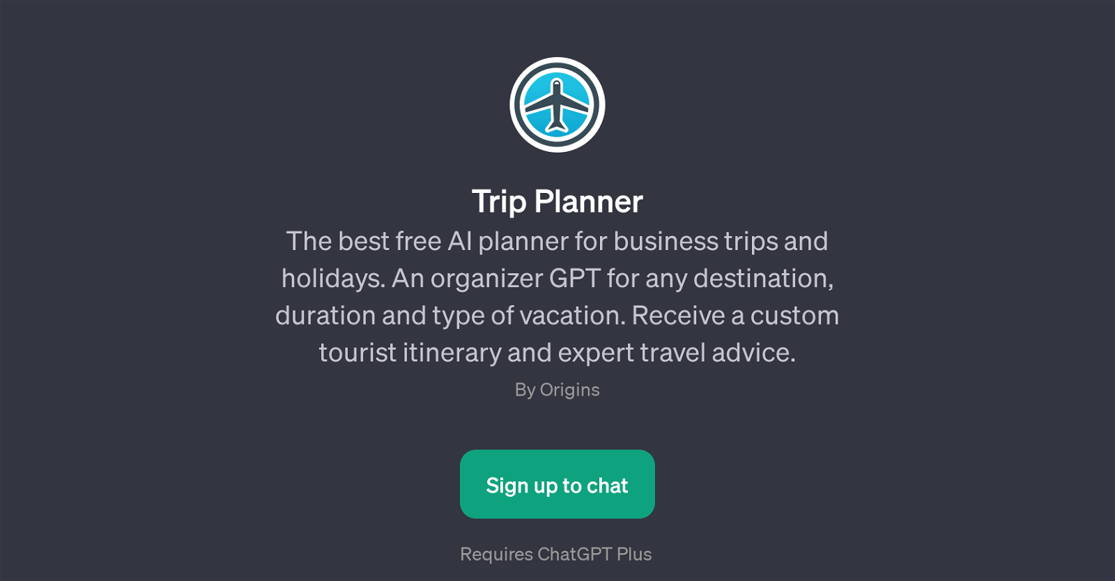TripPlanner website