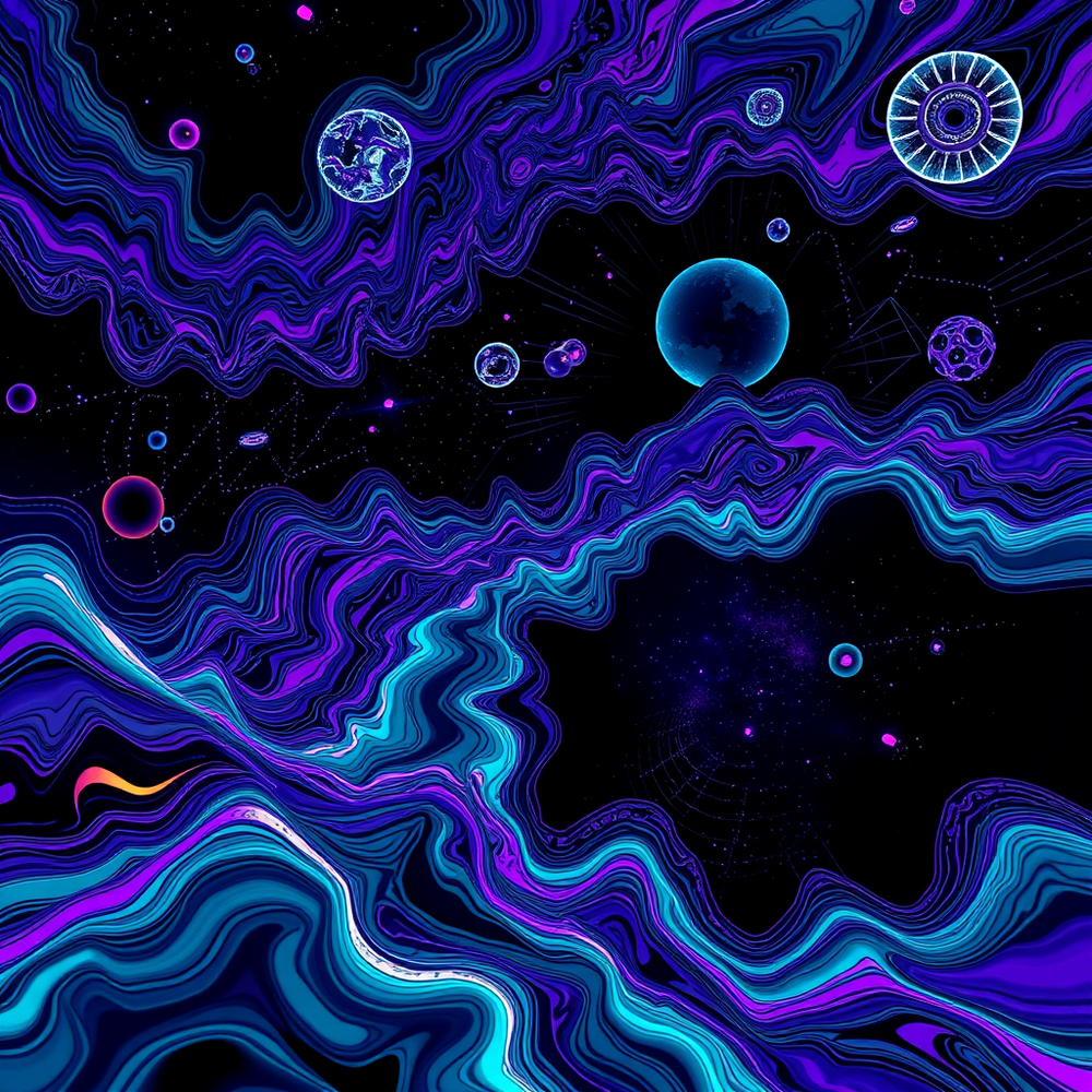 Trippy Dark Wallpaper Generator website