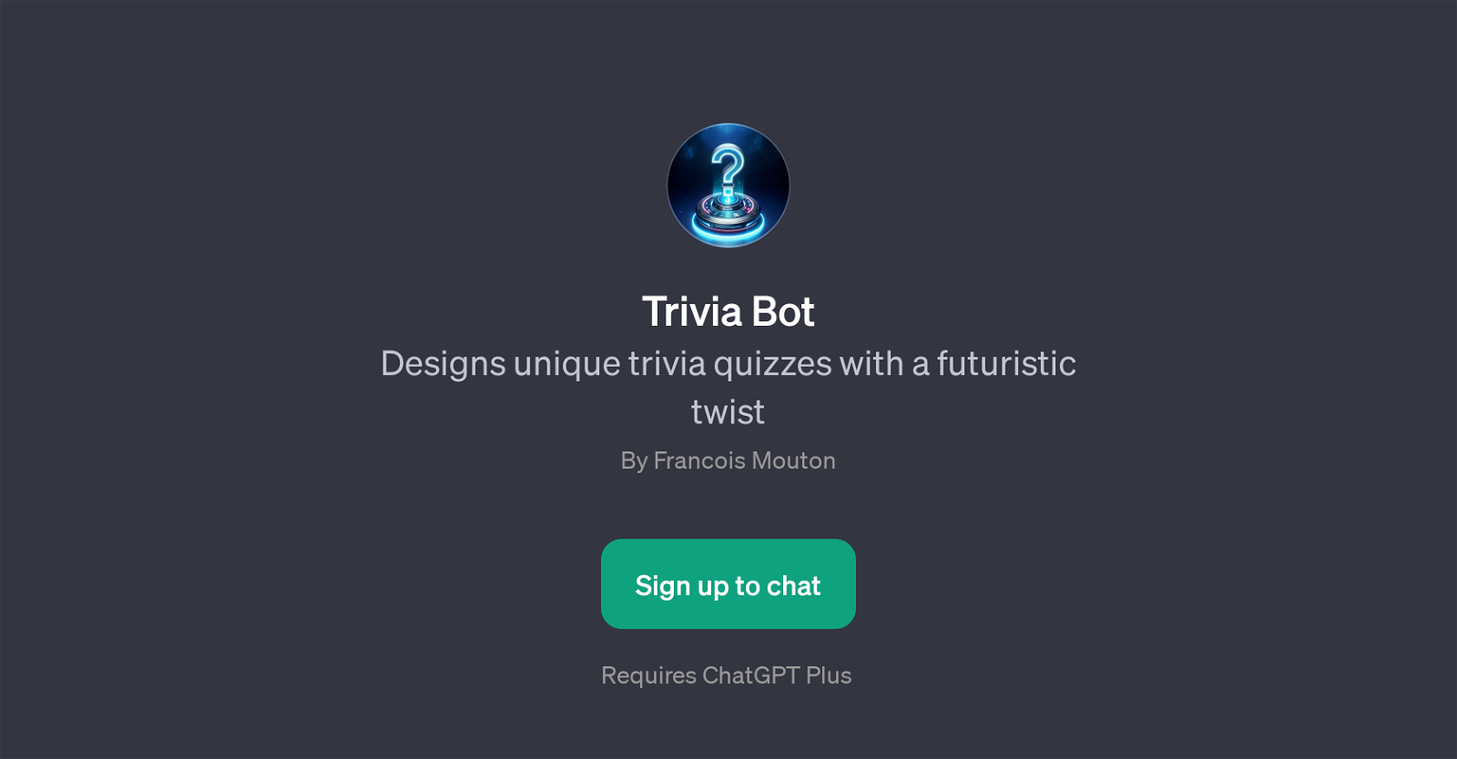 Trivia Bot website