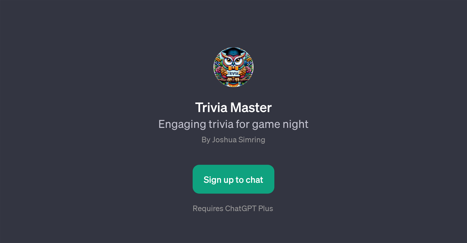 Trivia Master website